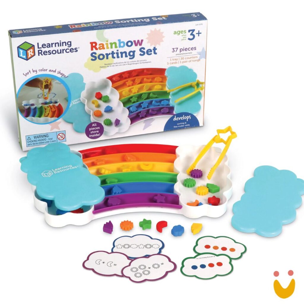 Rainbow sorting activity set – Learning Resources