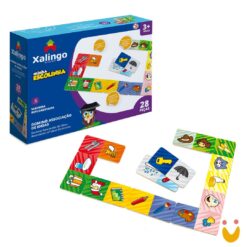 Dominó Associação de Ideias Minha Escolinha