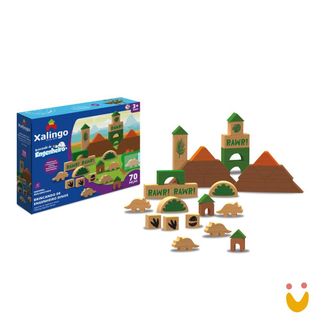 Brincando de Engenheiro Dinossauros