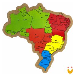 Mapa do Brasil recortado