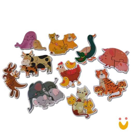 Quebra-cabeça mamãe e filhotes - Imagem 2