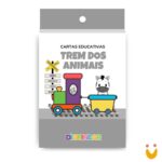 Cartas Educativas Trem do Animais