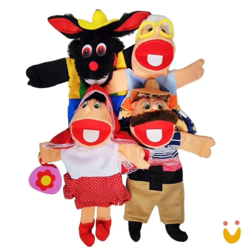 Kit Fantoches Chapeuzinho Vermelho