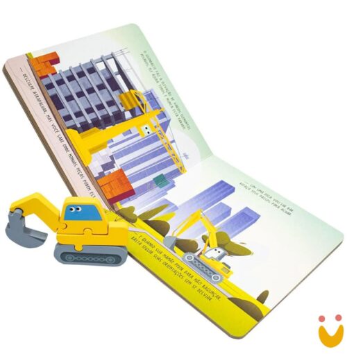 Livrinho Quebra-cabeça: Escavadeira - Imagem 3