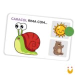 Cartas Educativas Rima Com que? - Imagem 2
