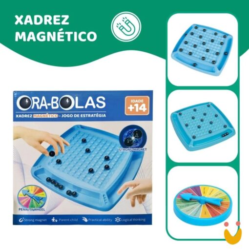 Jogo de Xadrez Magnético - Ora Bolas - Imagem 4