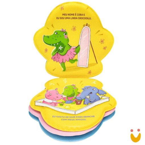 Meu Livrinho Fantoche de Banho: Cora, a Crocodilo - Imagem 2