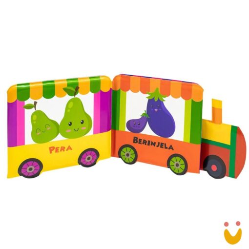 Passeio Divertido - Livro de Banho: Frutas e Vegetais - Imagem 3