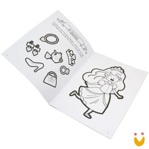 Mundo da Fantasia: Princesas Encantadas Para Colorir - Imagem 2