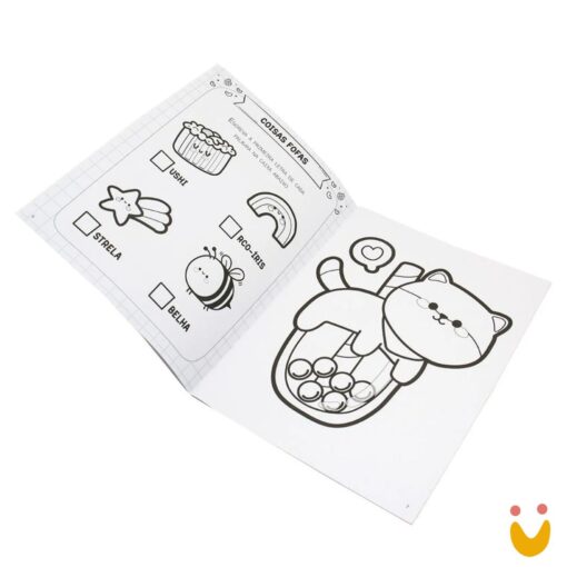 Mundo da Fantasia: Desenhos Kawaii Para Colorir - Imagem 2