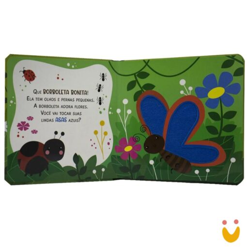 Livro Animais Fofuchos - Toque e Sinta: Jardim - Imagem 2