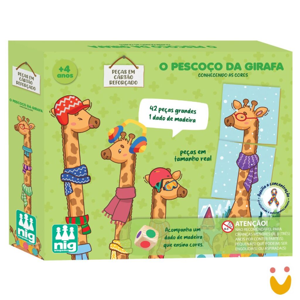 O pescoço da girafa