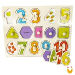 Encaixe divertido com pinos - números e formas - Imagem 2