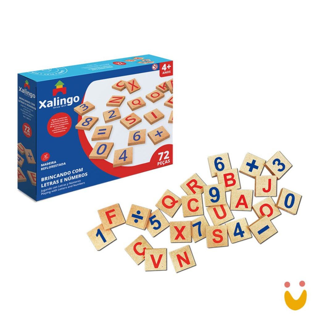 Jogo Brincando com Letras e Números