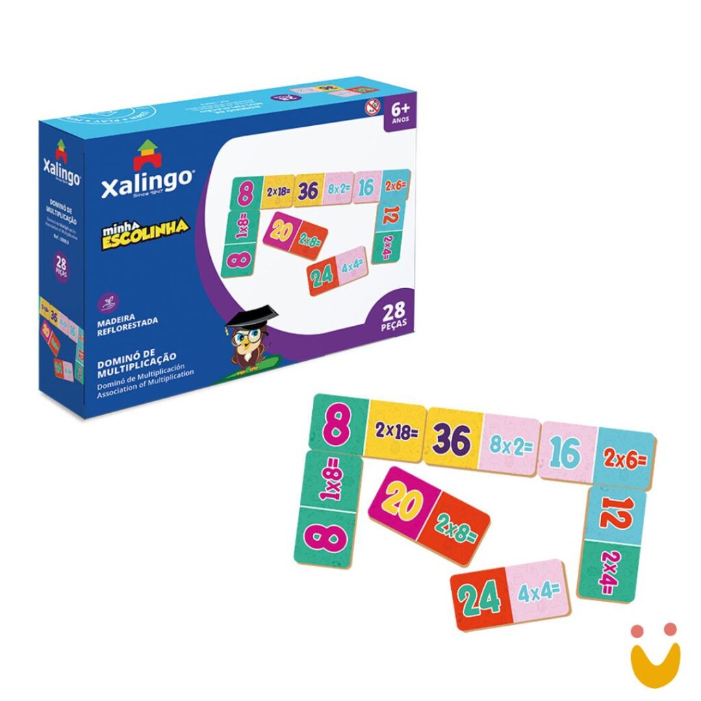 Dominó de Multiplicação Minha Escolinha