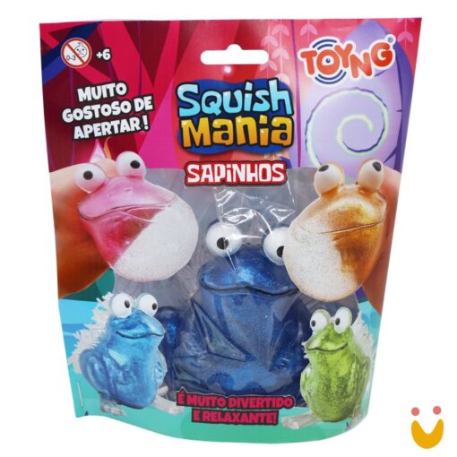 Brinquedo sensorial sapo de borracha - Imagem 3