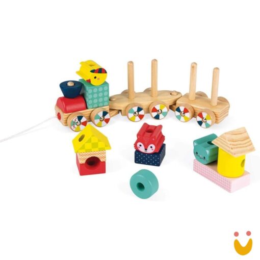 Trem Montável Para Passear 17 Peças Baby Forest - Imagem 3