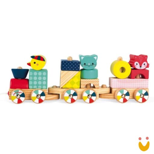 Trem Montável Para Passear 17 Peças Baby Forest - Imagem 4