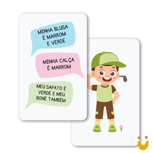Cartas Educativas Ache a roupa - Imagem 2