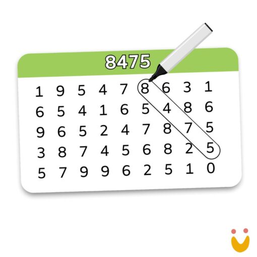 Cartas Educativas Caça números - Imagem 2