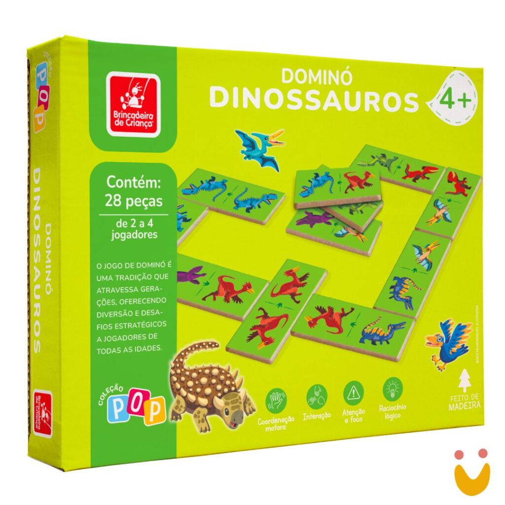 Jogo de dominó dinossauros