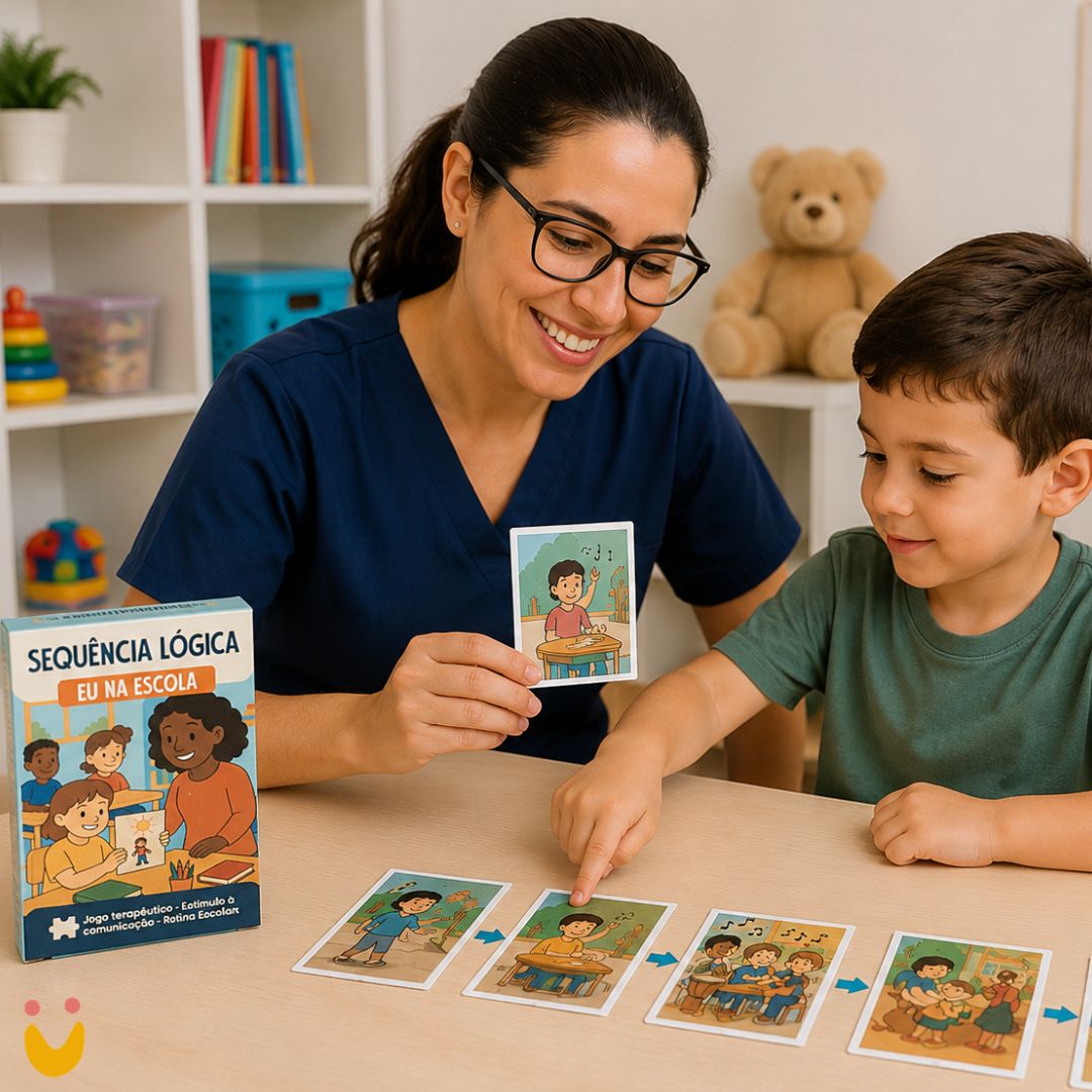 Brinquedo-educativo-terapeutico-sequencia-lógica-eu-na-escola-ludopia-1 Sequência Lógica "Eu na Escola" - Imagem 1