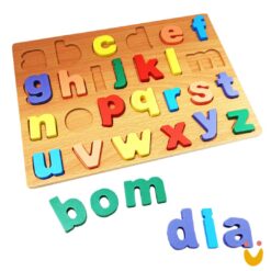 Encaixe divertido Letras cursivas