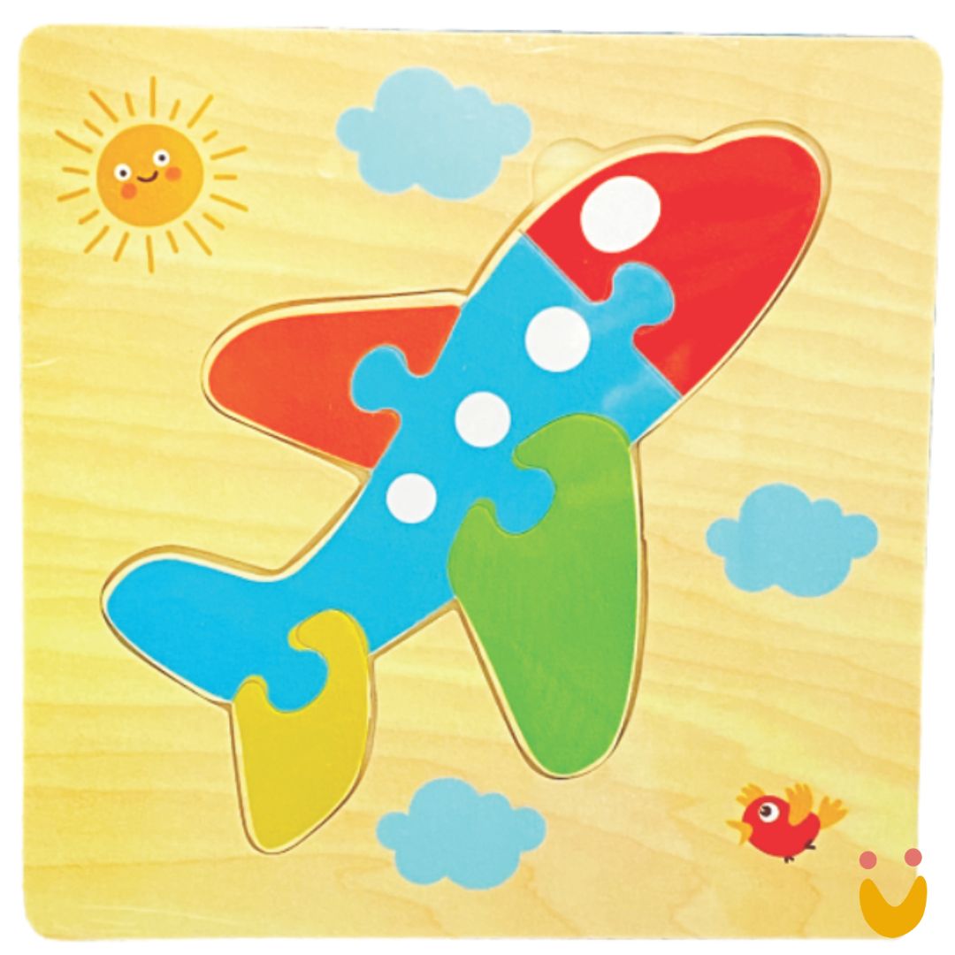 Brinquedo-educativo-quebra-cabeça-ludopia-8 Quebra cabeça Avião - Imagem 1