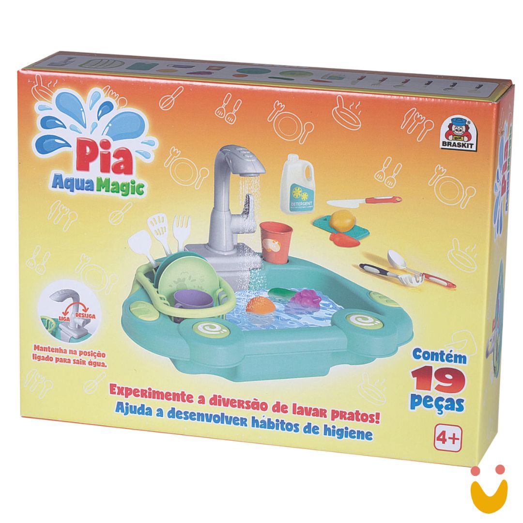 Brinquedo-educativo-pia-aquamagic-ludopia Pia Aqua Magic - Imagem 1
