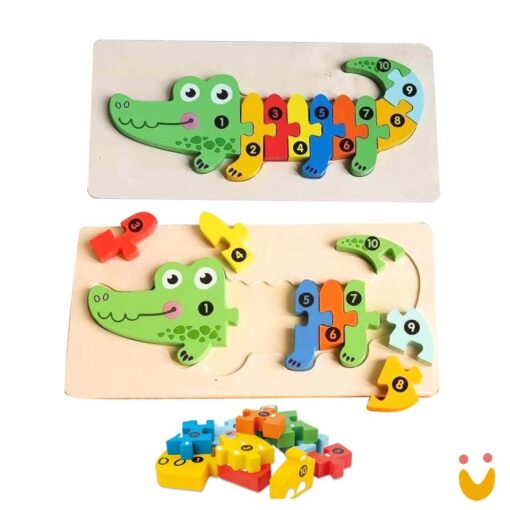 Quebra-cabeça Educativo de Madeira - Imagem 2