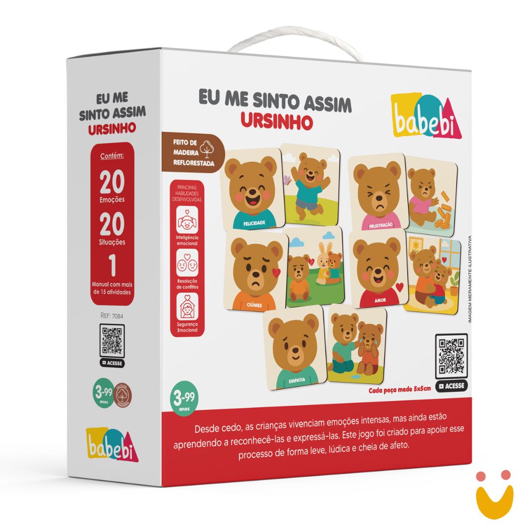 Brinquedos-educativo-eu-me-sinto-assim-ursinho-ludopia Eu me sinto assim Ursinho - Imagem 1
