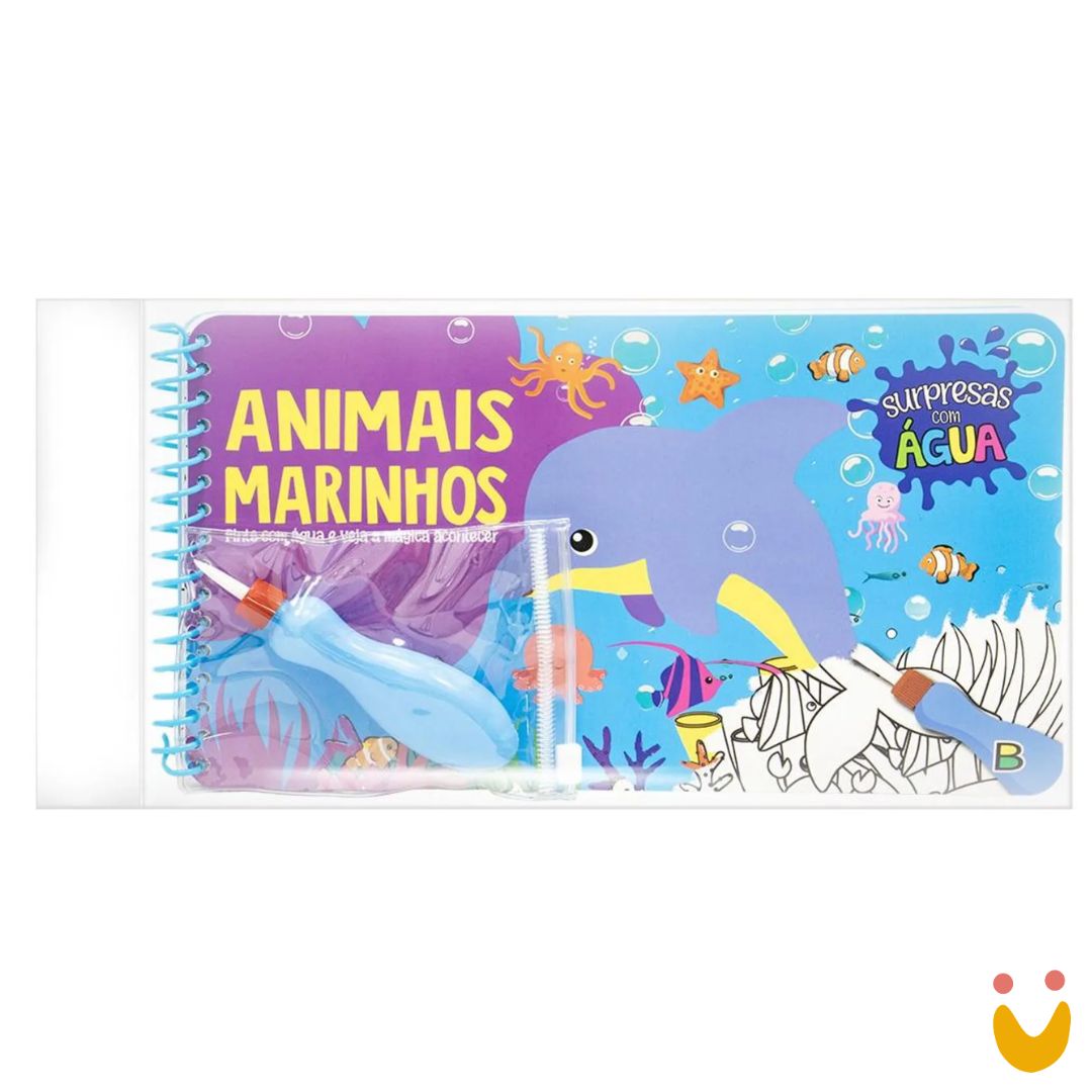 Acquabook-ludopia-4 Acquabook Supresas com água: Animais marinhos - Imagem 1