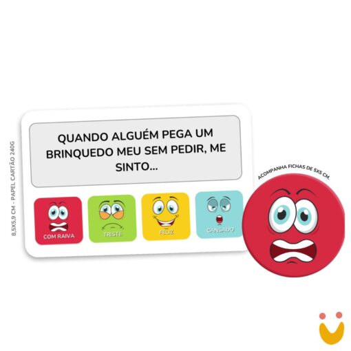 Cartas Educativas Como me sinto - Imagem 2