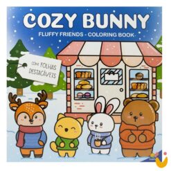 Fluffy Friends - Coloring Book: Cozy Bunny