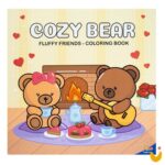 Fluffy Friends - Coloring Book: Cozy Bear