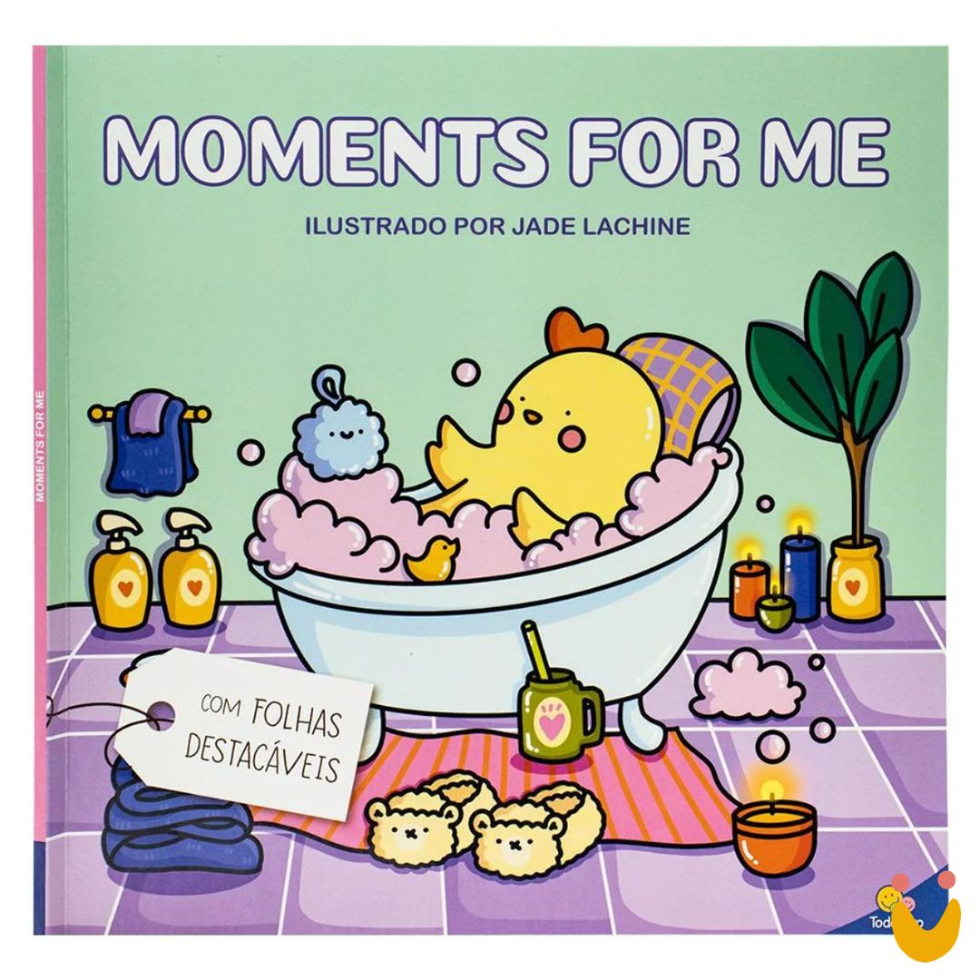 Livro-educativo-cozy-friends-ludopia-8 Fluffy Friends - Coloring Book: Moments for me - Imagem 1
