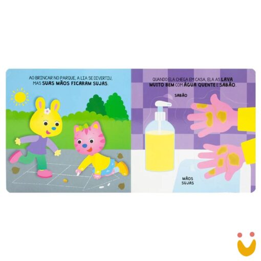 Livro Eu aprendo a... Lavar-me sozinho - Imagem 2