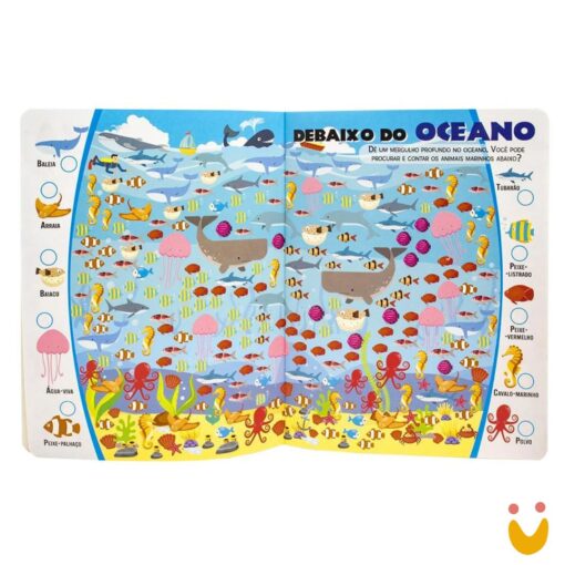 Livro Procure e encontre: Animais - Imagem 2