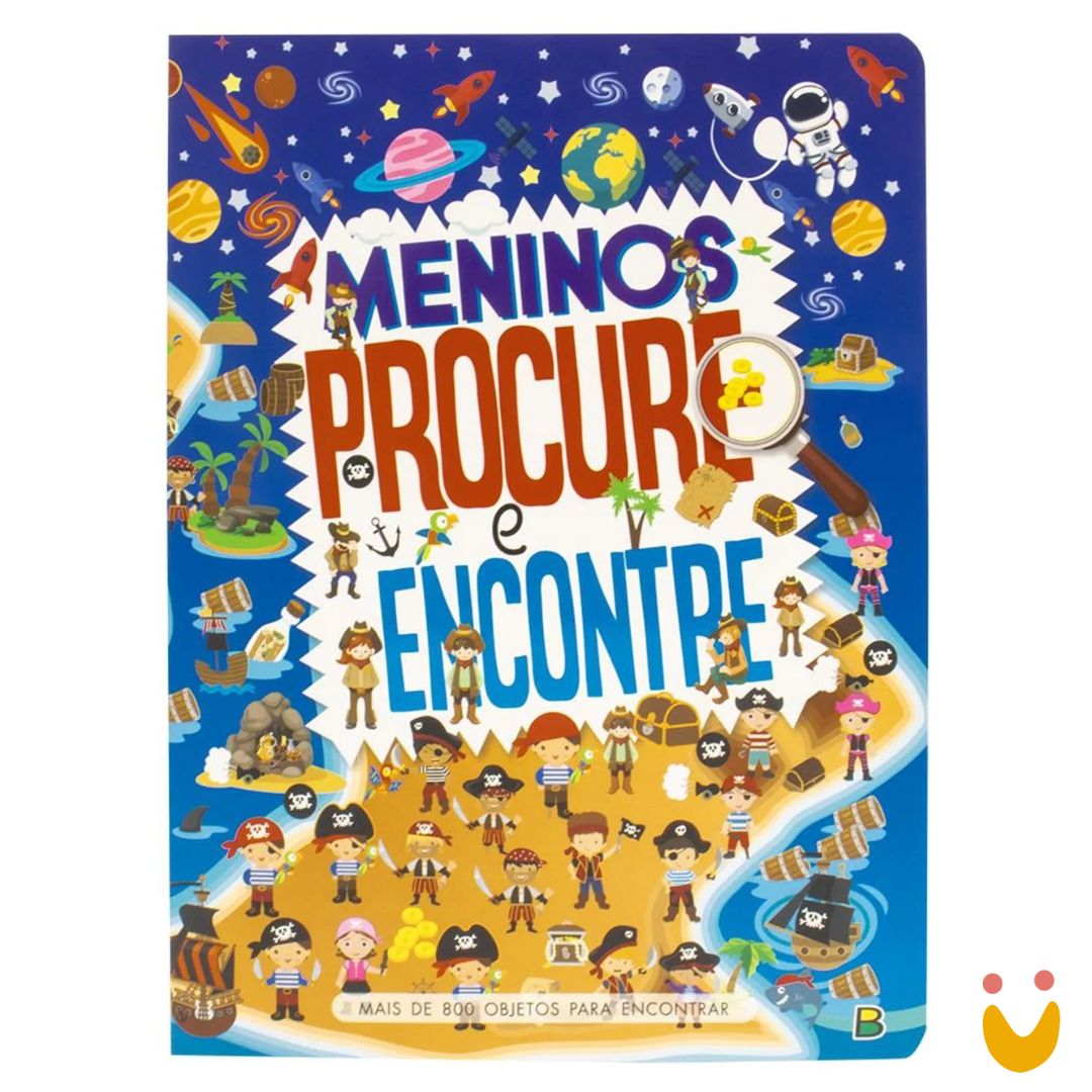 Livro-educativo-procure-encontre-ludopia-2 Livro Procure e encontre: Meninos - Imagem 1
