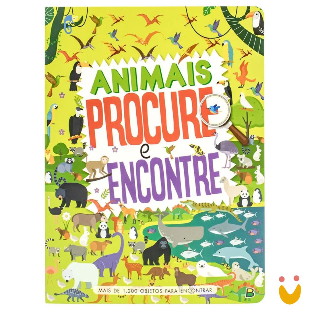 Livro-educativo-procure-encontre-ludopia Livro Procure e encontre: Animais - Imagem 1