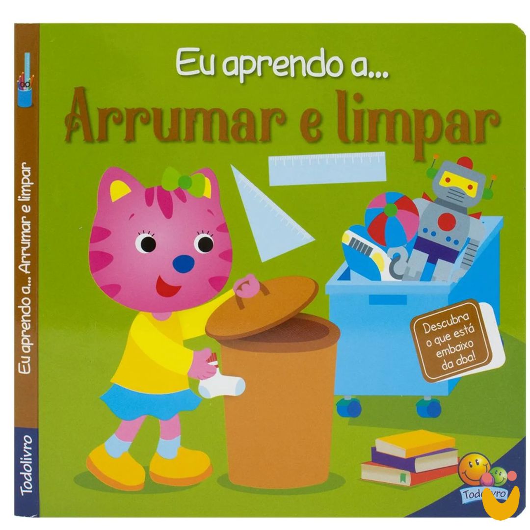 Livro-eu aprendo-limpar-ludopia Livro Eu aprendo a... Arrumar e limpar - Imagem 1