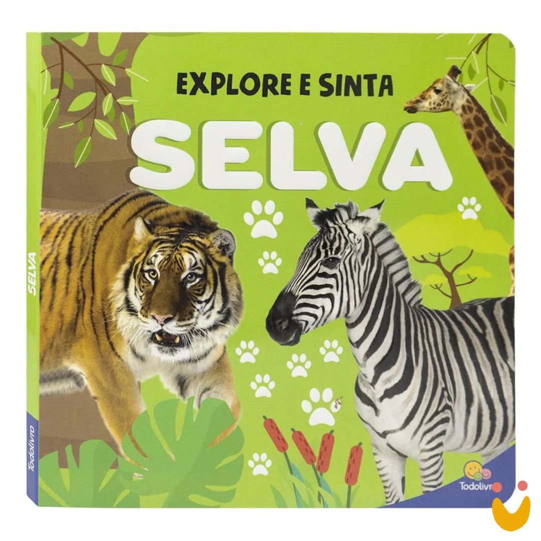 Livro-sensorial-explore-sinta-ludopia-2 Explore e Sinta - Com relevo: Selva - Imagem 1
