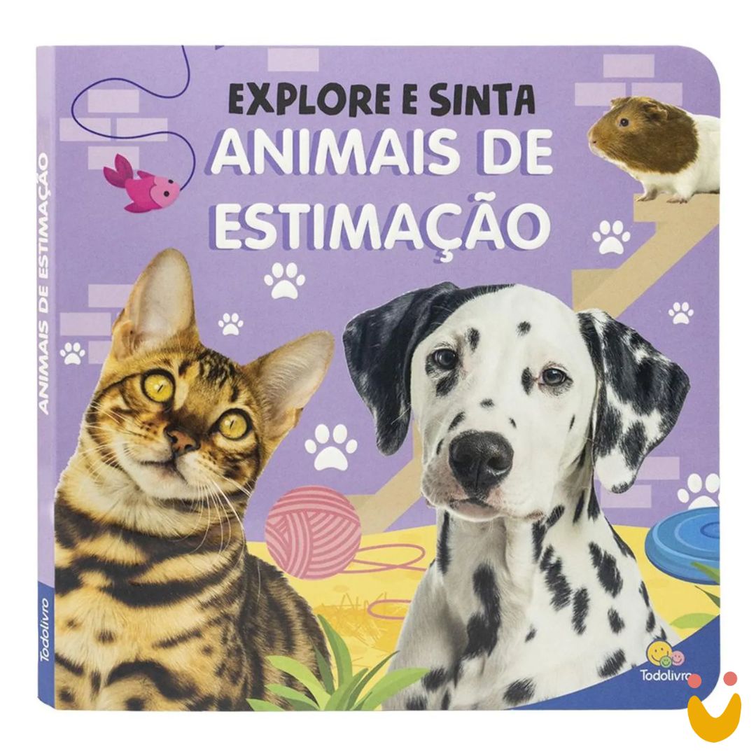 Livro-sensorial-explore-sinta-ludopia Explore e Sinta - Com relevo: Animais de Estimação - Imagem 1