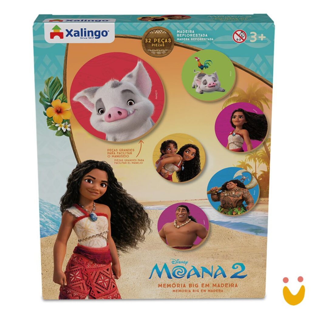 Jogo da memória Big Moana