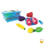 Cestinha Frutas Crec 9 peças