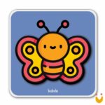 Quebra Cabeça 4 partes Borboleta