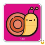 Quebra Cabeça 4 partes Caracol