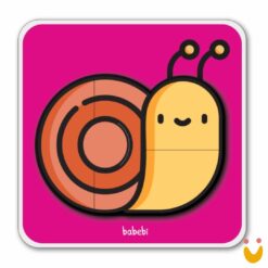 Quebra Cabeça 4 partes Caracol