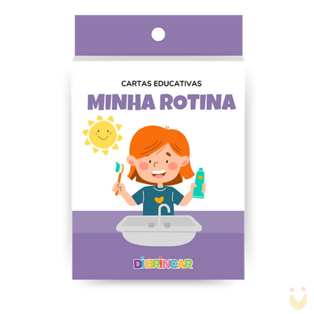 Brinquedo-educativo-cartas-minha-rotina-ludopia Cartas educativas - Minha Rotina - Imagem 1
