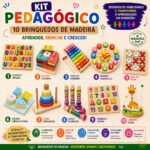 Kit de Brinquedos pedagógicos